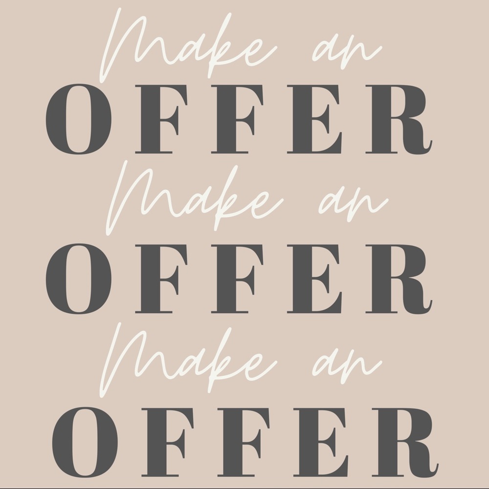Make An Offer! Like Follow Share :)